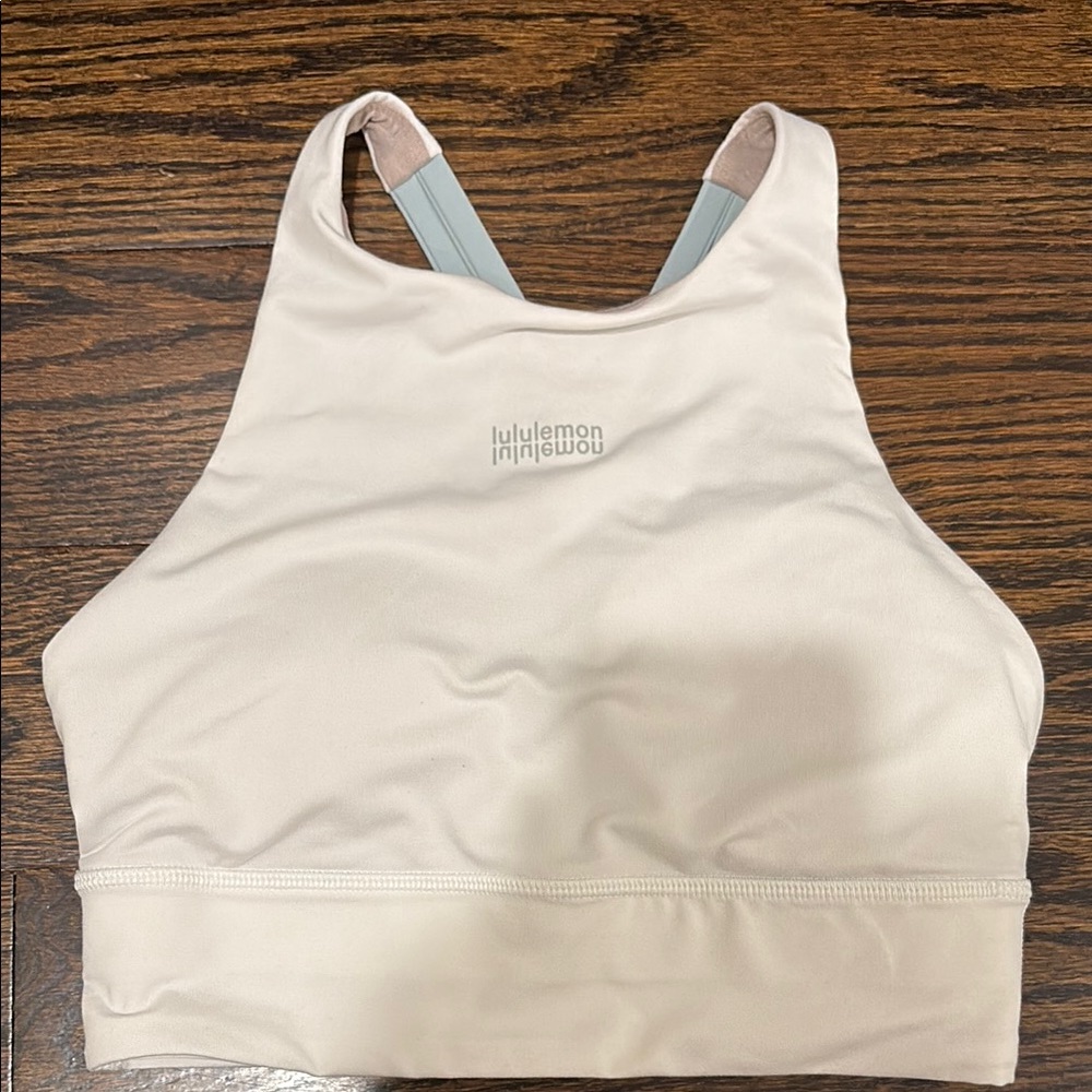 lululemon athletica Cream Sports Bra